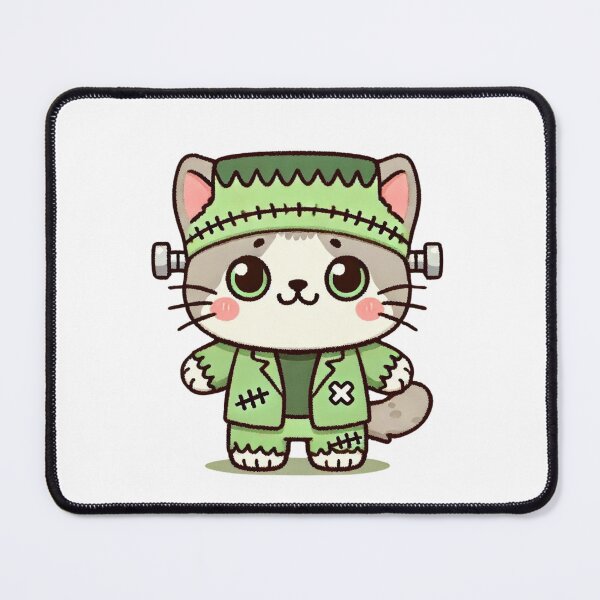 Item preview, FrankenPaws The Monster Cat designed and sold by NineNIGHT404.
