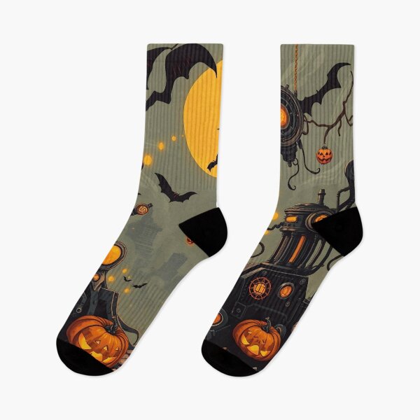 Item preview, Halloween pattern #5 designed and sold by Kaleidoscope Print.