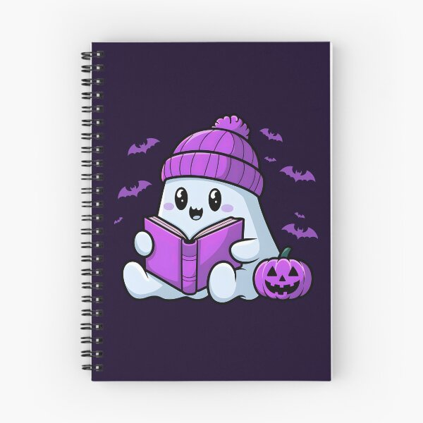 Item preview, Ghost reading a book with pumpkin designed and sold by ArtbySameer.