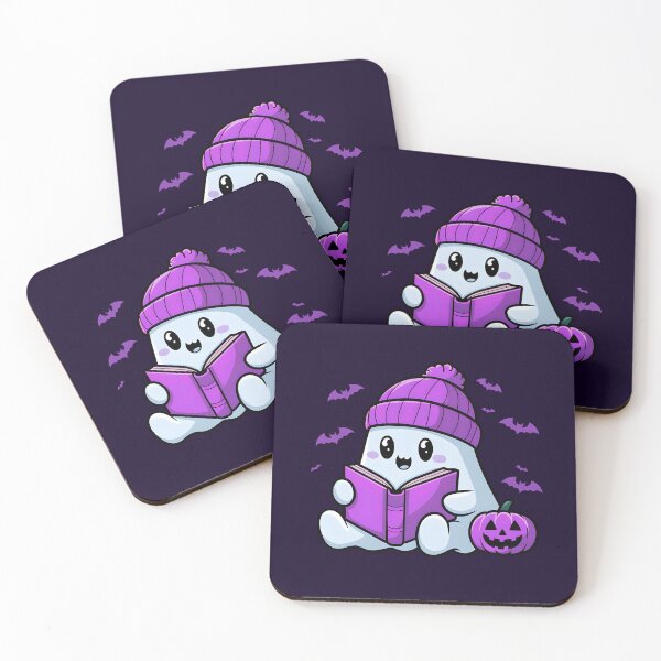 Item preview, Ghost reading a book with pumpkin designed and sold by ArtbySameer.