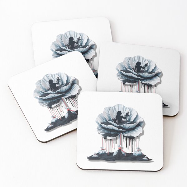 Item preview, Surreal Addiction Horror Poppy Opiate Drugs Pills Poppies Woman designed and sold by SomniferumWars.