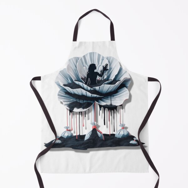 Item preview, Surreal Addiction Horror Poppy Opiate Drugs Pills Poppies Woman designed and sold by SomniferumWars.