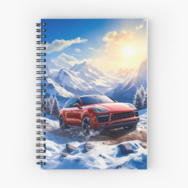 Item preview, Porsche Cayenne Turbo Exploring Snowy Mountain Roads designed and sold by RevUpDesign.
