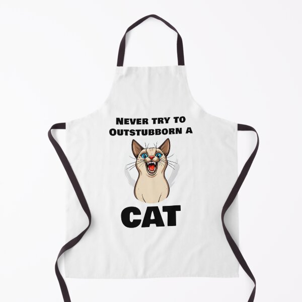 Item preview, Never try to outstubborn a CAT - Funny Siamese Cat quotes designed and sold by Tom-Johnson.