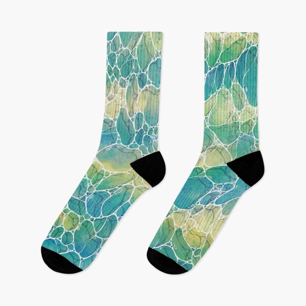 Item preview, Watercolour wave on sand pattern - Coastal Dreamscape  designed and sold by PP-Patterns.