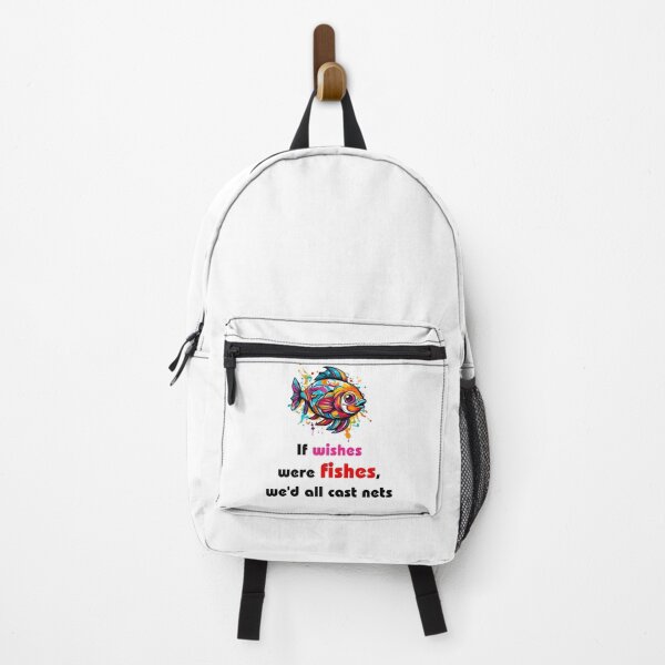 Item preview, If wishes were fishes, we'd all cast nets - Fish quotes designed and sold by Tom-Johnson.