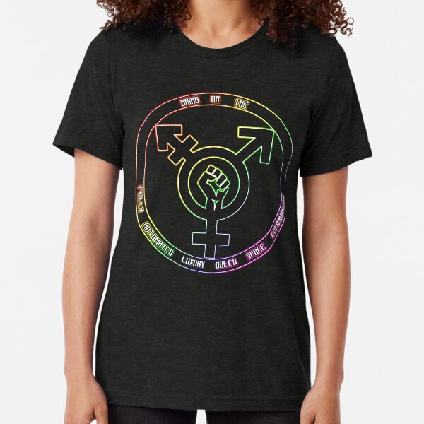 Bring On The Fully Automated Luxury Queer Space Communism! Tri-blend T-Shirt