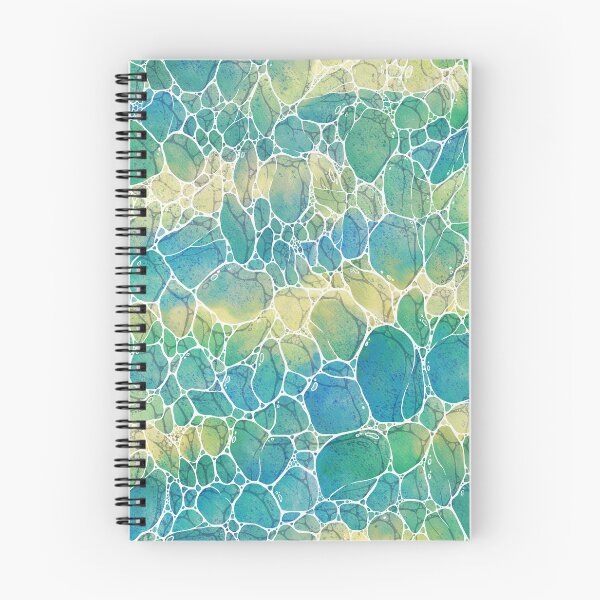 Aperçu de l'œuvre Motif de vagues sur sable à l'aquarelle - Paysage de rêve côtier créée et vendue par PP-Patterns.