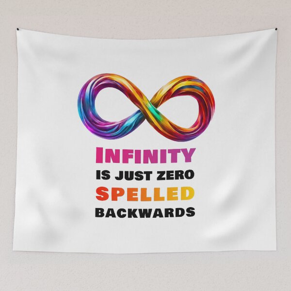 Item preview, Infinity is just zero spelled backwards designed and sold by Tom-Johnson.