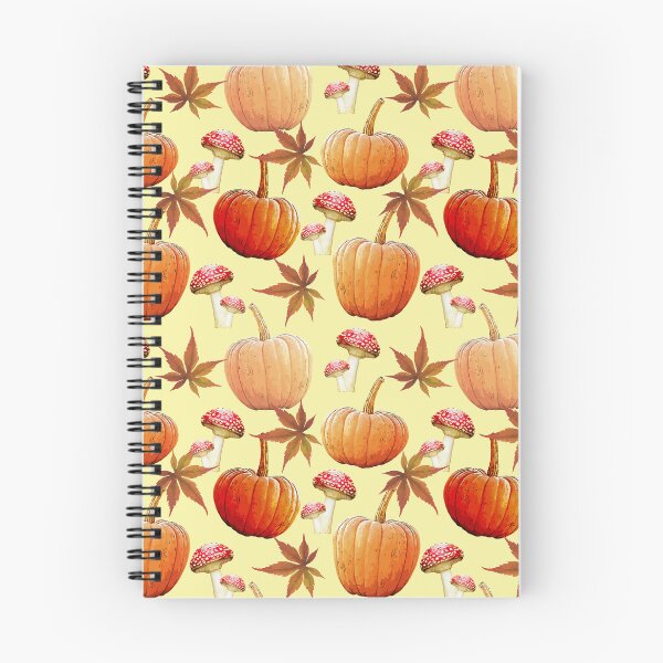 Item preview, Autumn Pattern - Mushroom - Pumpkins designed and sold by Ayesha Saleem.