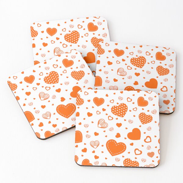 Item preview, ORANGE HEARTS designed and sold by larissa-myrie.