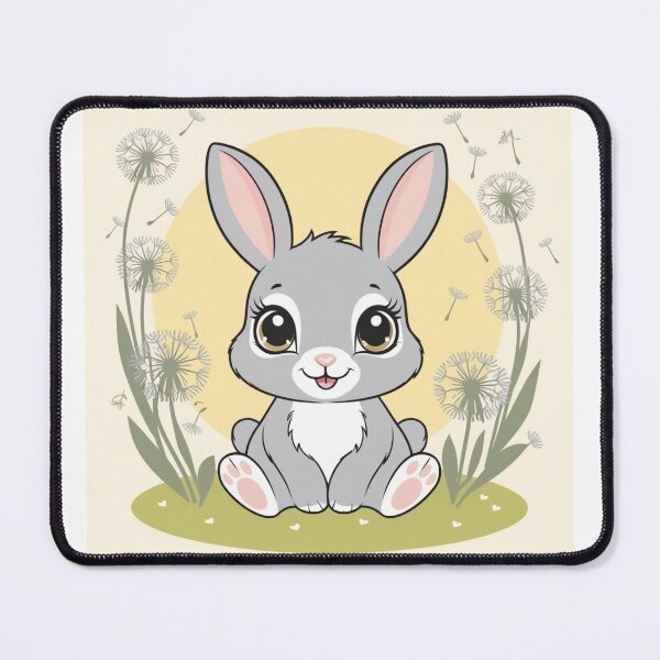 Item preview, bunny rabbit in grey designed and sold by LiQiLi.