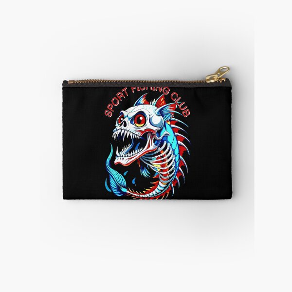 Item preview, Terrifying Skeleton Fish for Sport Fishing Club Logo Design designed and sold by VikArtStudio.