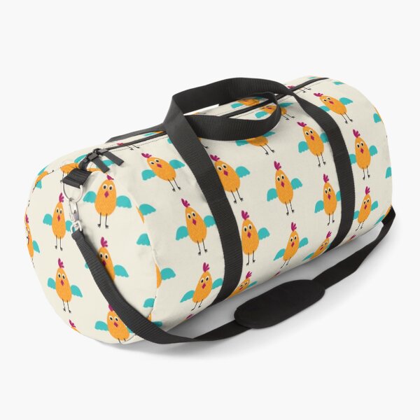 Item preview, Colorful Chicken on Cream (DP313-1-1) designed and sold by DuckyRubin.