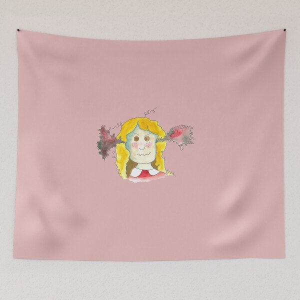 Item preview, Angry little girl designed and sold by Annalisaziliani.