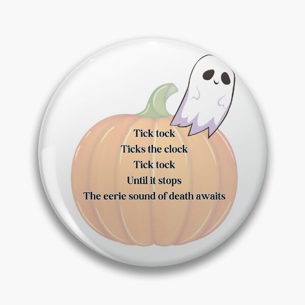 Item preview, Poetry Halloween Collection: Tick Tock designed and sold by Selinasimea.
