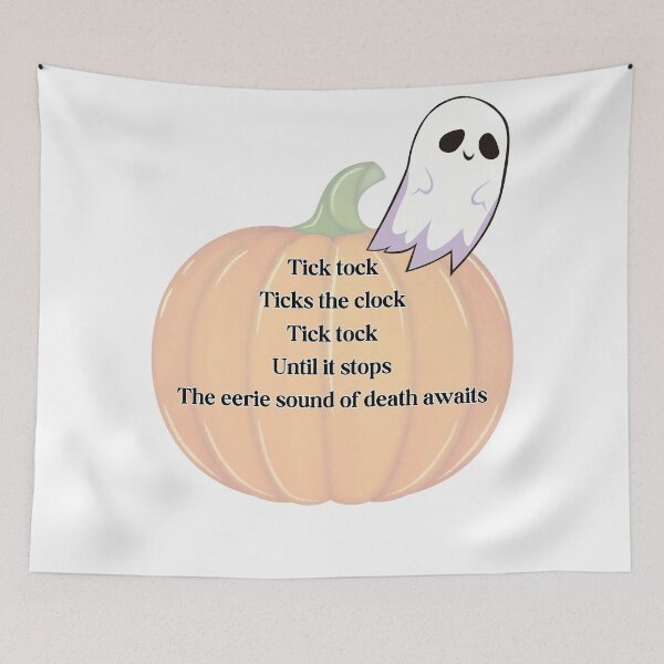 Item preview, Poetry Halloween Collection: Tick Tock designed and sold by Selinasimea.