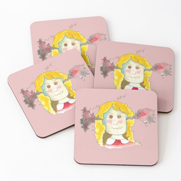 Item preview, Angry little girl designed and sold by Annalisaziliani.