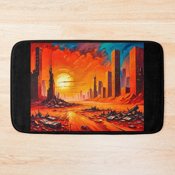 Item preview, sunset in an abandoned city designed and sold by Gabi.Media.