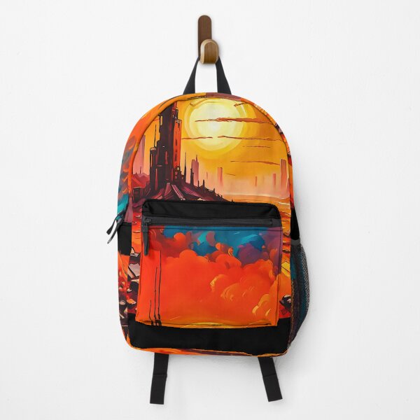 Item preview, sunset in an abandoned city designed and sold by Gabi.Media.