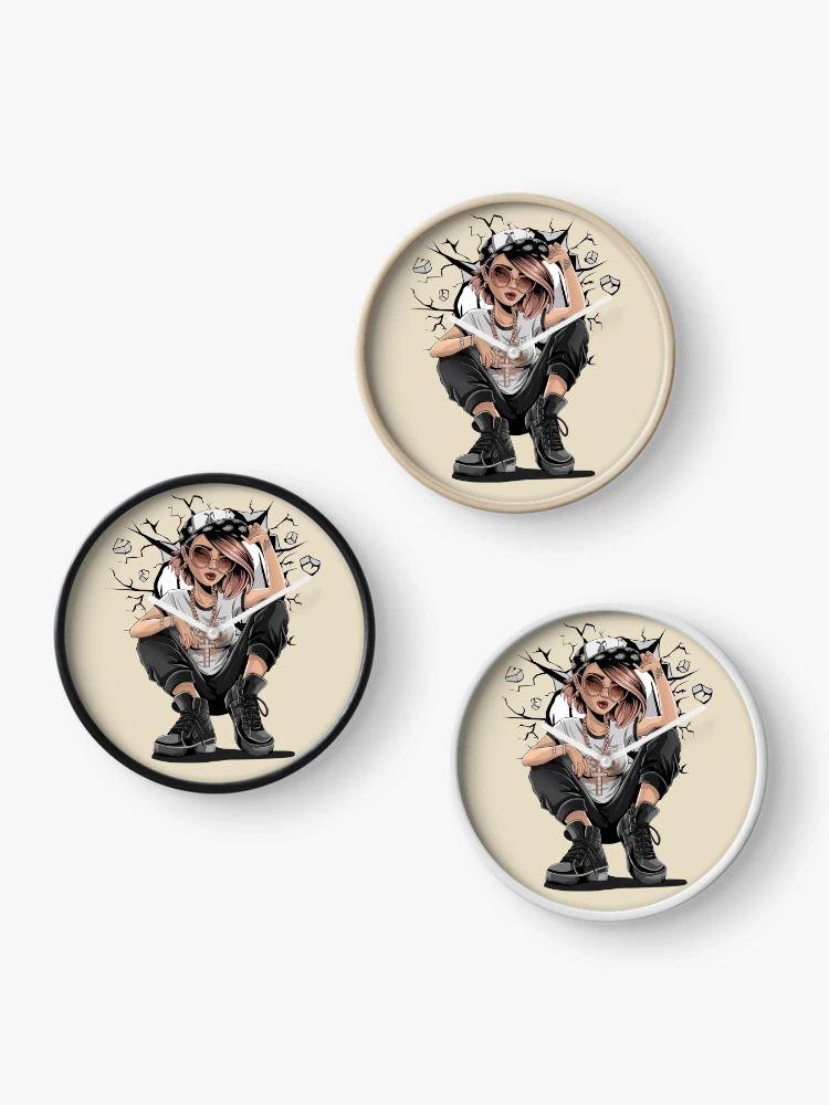 Thumbnail 3 of 4, Clock, Chic designed and sold by CookiesMerch.