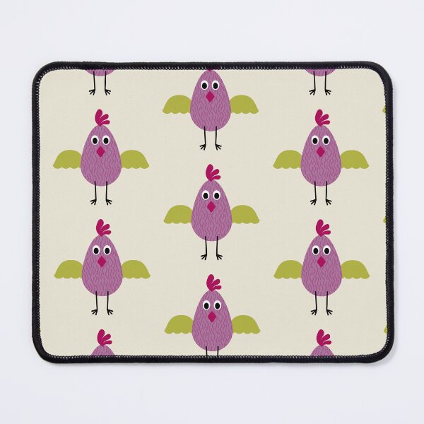 Item preview, Colorful Chicken on Cream (DP313-1-3) designed and sold by DuckyRubin.