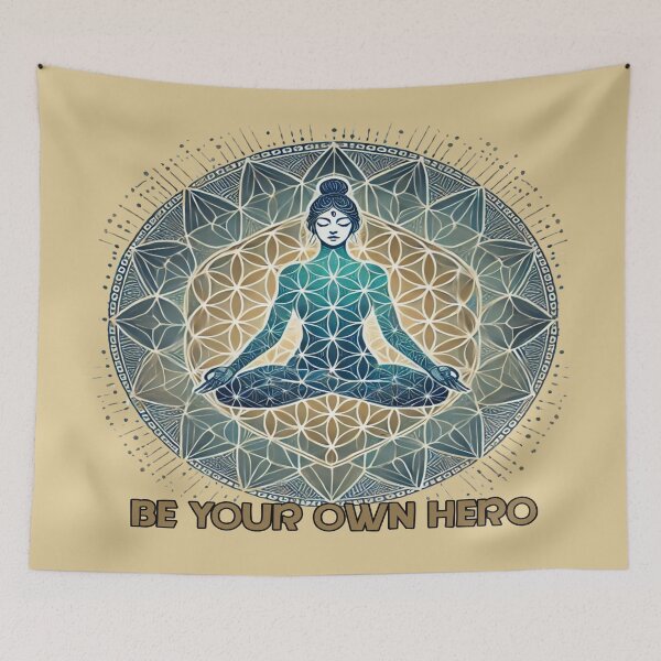 Item preview, Yoga Posture- Hero Pose (Virasana) designed and sold by Rajasekar.