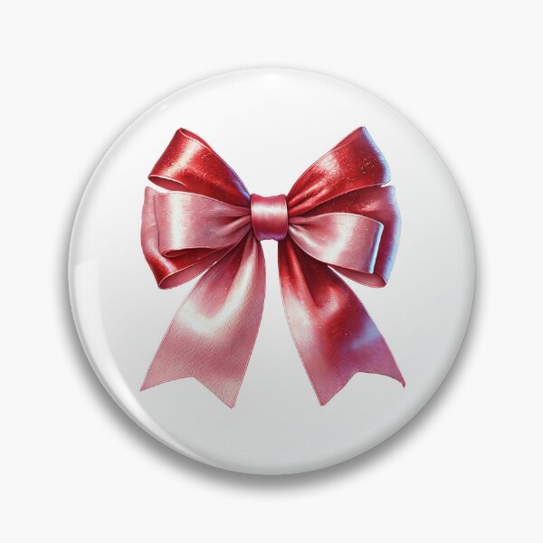 Item preview, Elegant Pink and Red Bow with Glossy Sparkle designed and sold by CultDigHoriz.