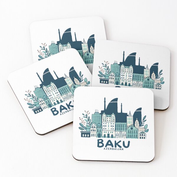 Item preview, Baku Azerbaijan designed and sold by WanderlustCoCo.