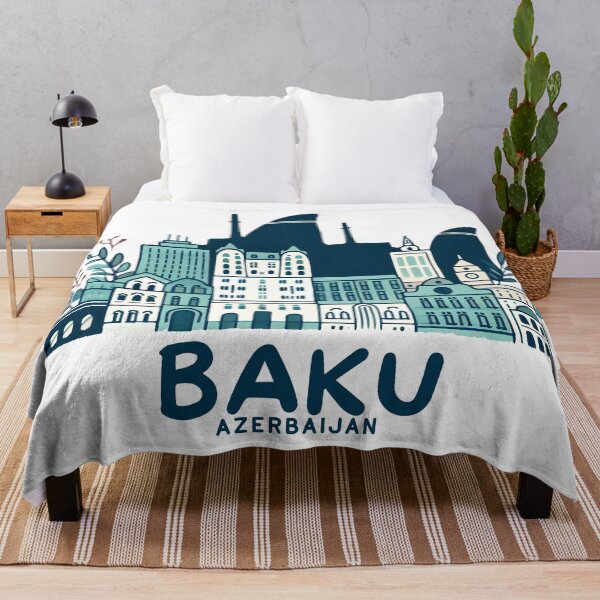 Item preview, Baku Azerbaijan designed and sold by WanderlustCoCo.
