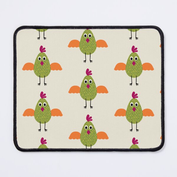 Item preview, Colorful Chicken on Cream (DP313-1-4) designed and sold by DuckyRubin.