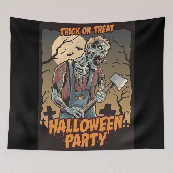 Item preview, Zombie Axes Halloween Bash designed and sold by Jackson-Will.