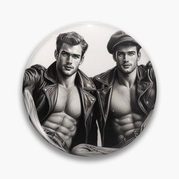 Item preview, 1940 Bad Boys Bikers Gay Pride Graphic Design designed and sold by ItsAKinkThing.