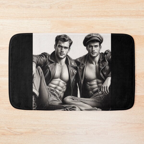 Item preview, 1940 Bad Boys Bikers Gay Pride Graphic Design designed and sold by ItsAKinkThing.