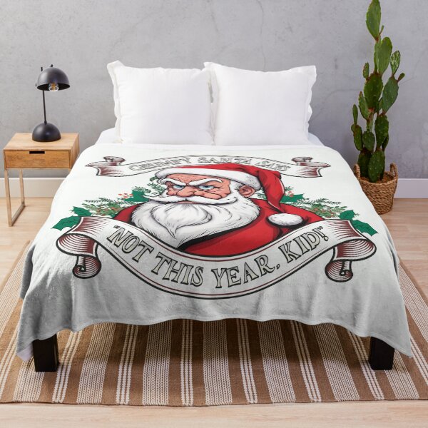 Item preview, Grumpy Santa Says, "Not This Year Kid!" designed and sold by ORuaircDesigns.