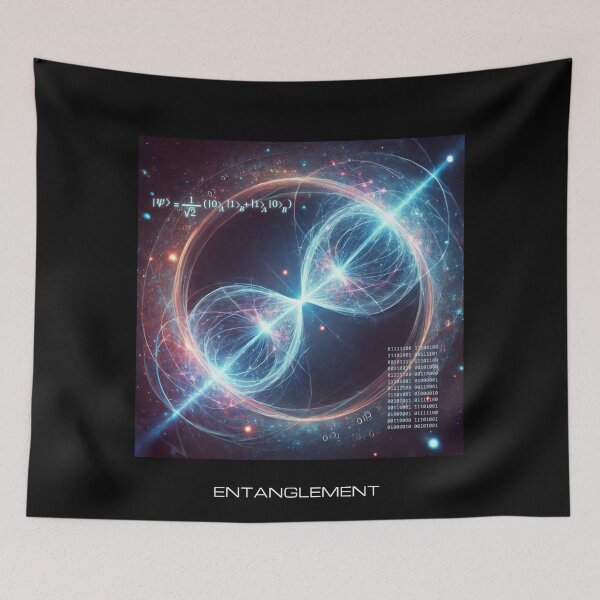 Item preview, An illustration of Quantum Entanglemen. designed and sold by V-vstudio.