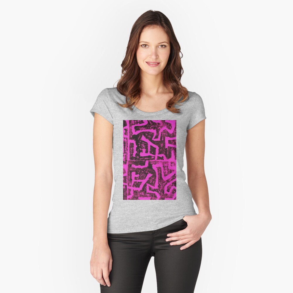 Item preview, Fitted Scoop T-Shirt designed and sold by leonitalee.