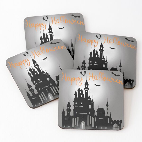 Item preview, Happy Halloween Spooky Castle in the moonlight designed and sold by Helen Marvellous.