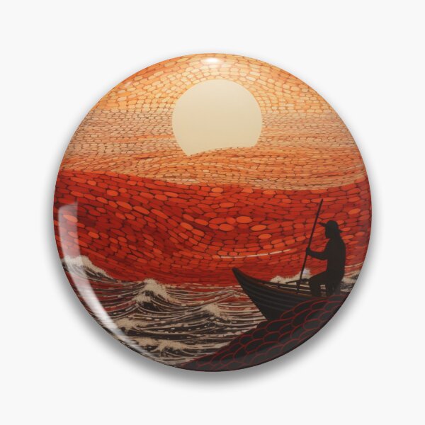Item preview, Aboriginal Inspired Dot Art - Fisherman designed and sold by GrinGalore.