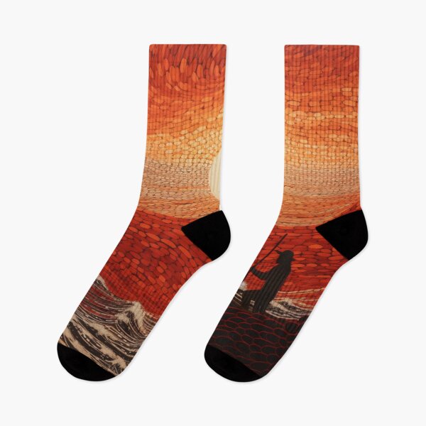 Item preview, Aboriginal Inspired Dot Art - Fisherman designed and sold by GrinGalore.