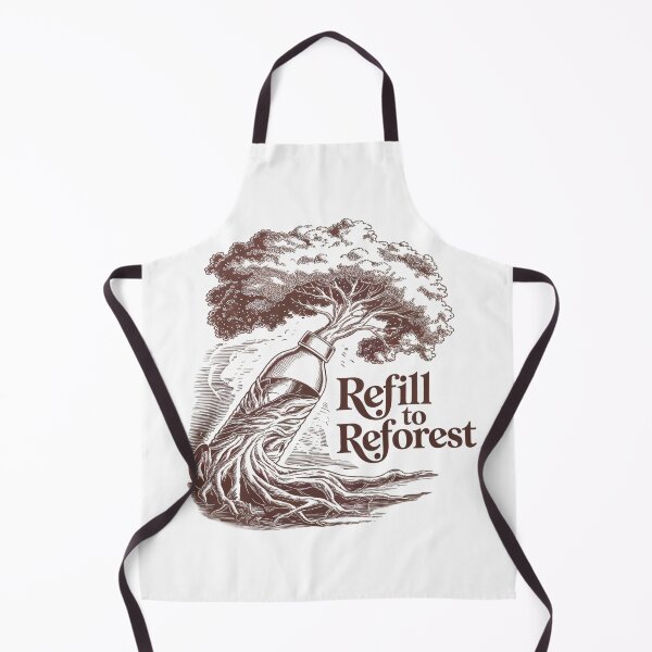 Item preview, Refill to Reforest Reusable Bottle Tree Art designed and sold by ZetaDream.
