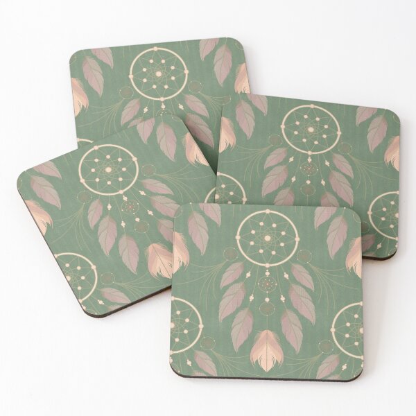 Item preview, Dreamcatcher Delights - 7 Jungle green designed and sold by Carina Parry Studios.