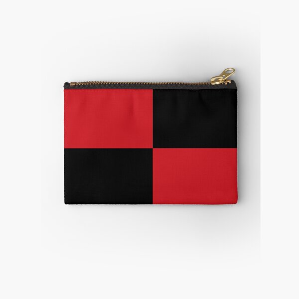 Item preview, Quarters - Black and Fire Engine Red designed and sold by JustPatterns2.