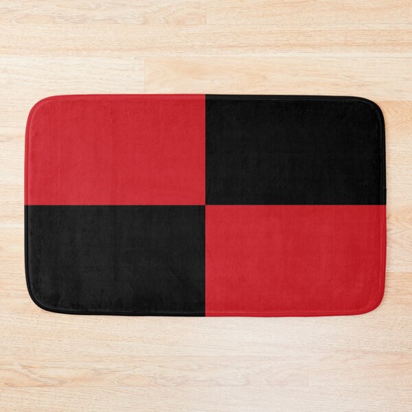 Item preview, Quarters - Black and Fire Engine Red designed and sold by JustPatterns2.