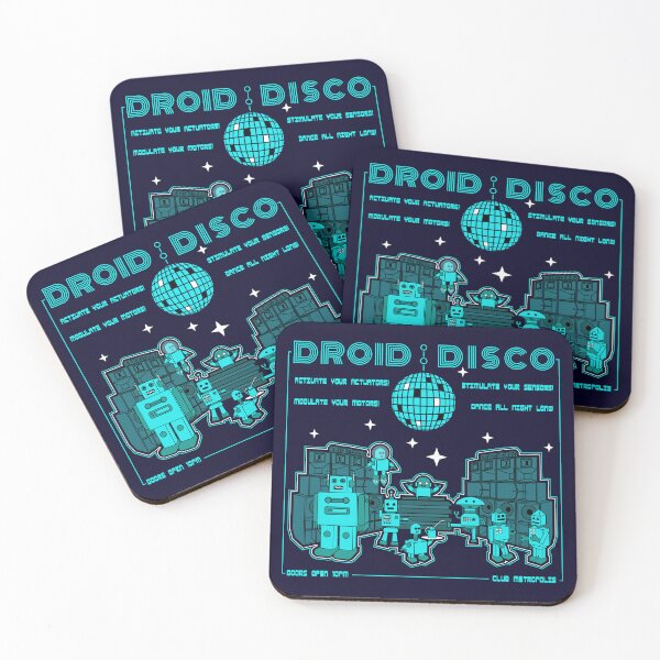 Item preview, Droid Disco Robot Party designed and sold by AtomicMalibu.