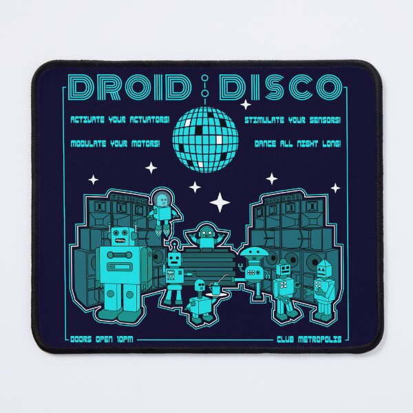 Item preview, Droid Disco Robot Party designed and sold by AtomicMalibu.