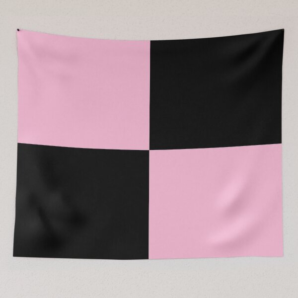 Item preview, Quarters - Black and Cotton Candy Pink designed and sold by JustPatterns2.