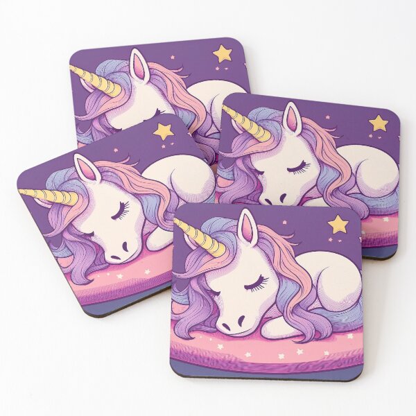 Item preview, Dreaming in Colors: The Slumbering Unicorn designed and sold by CharlieMakes.