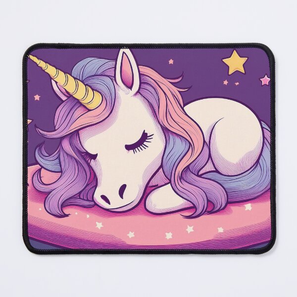 Item preview, Dreaming in Colors: The Slumbering Unicorn designed and sold by CharlieMakes.