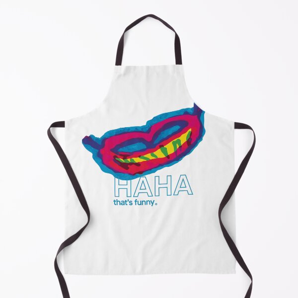 Item preview, HAHA that's funny.white pattern designed and sold by CURIOUsDADA.
